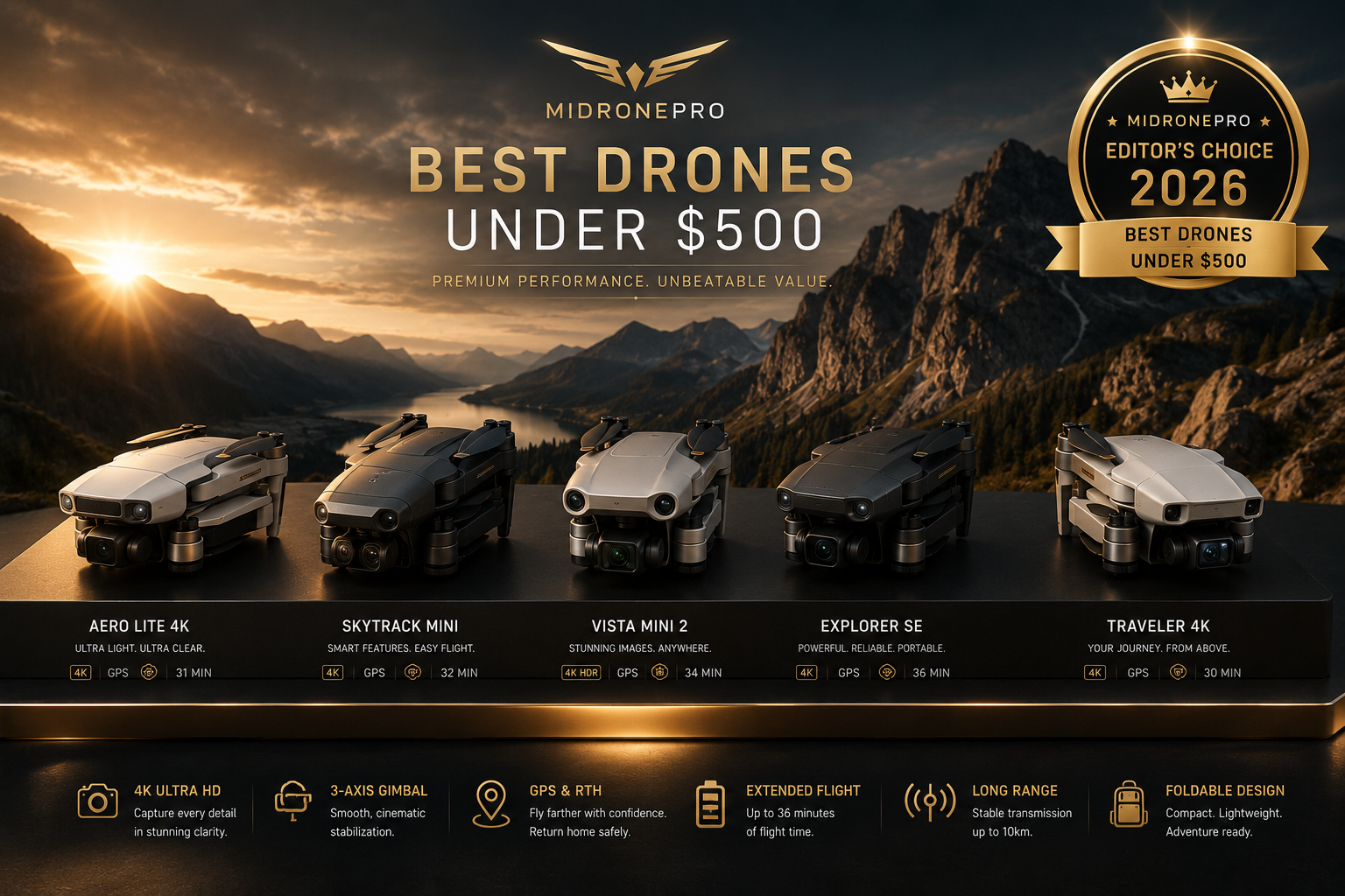 Best Drones Under $500 (2026): Premium Performance on a Budget