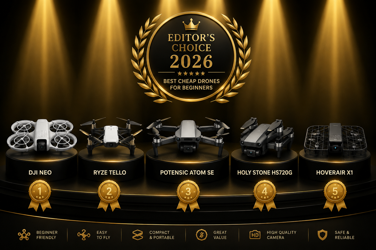Best Cheap Drones for Beginners (2026) | Affordable Starter Drones | MidronePro