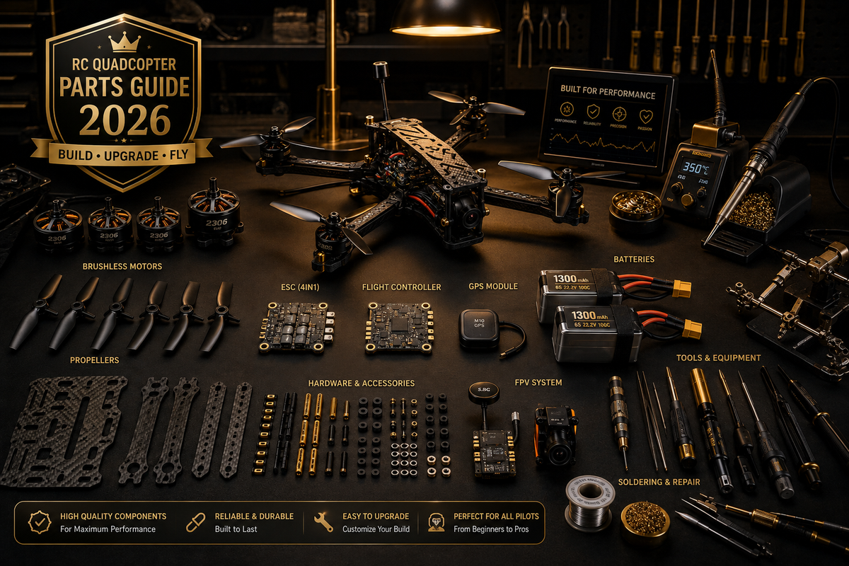 Where to Buy RC Quadcopter Parts (2026) | MidronePro Guide