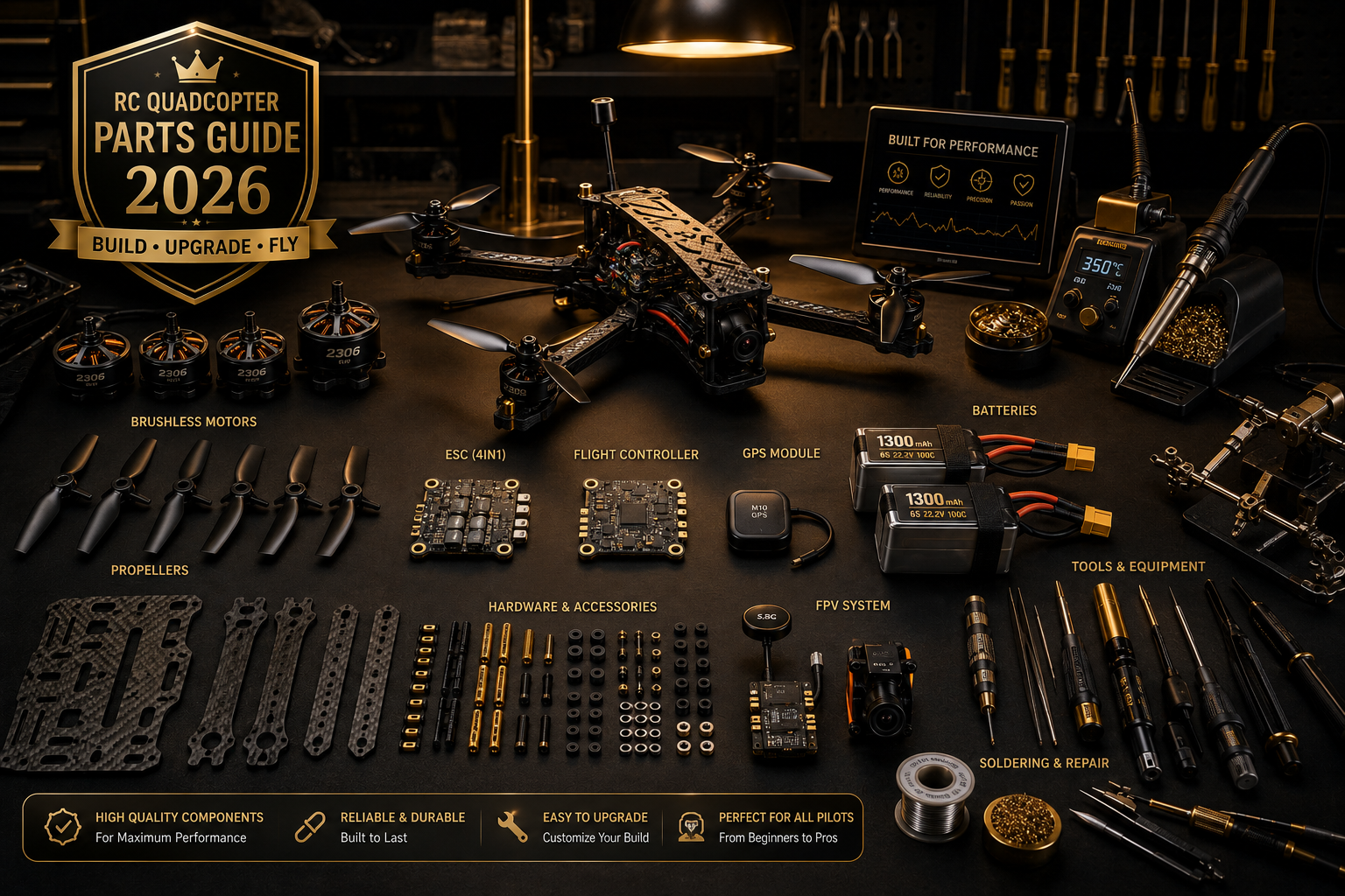 Where to Buy RC Quadcopter Parts (2026) | MidronePro Guide