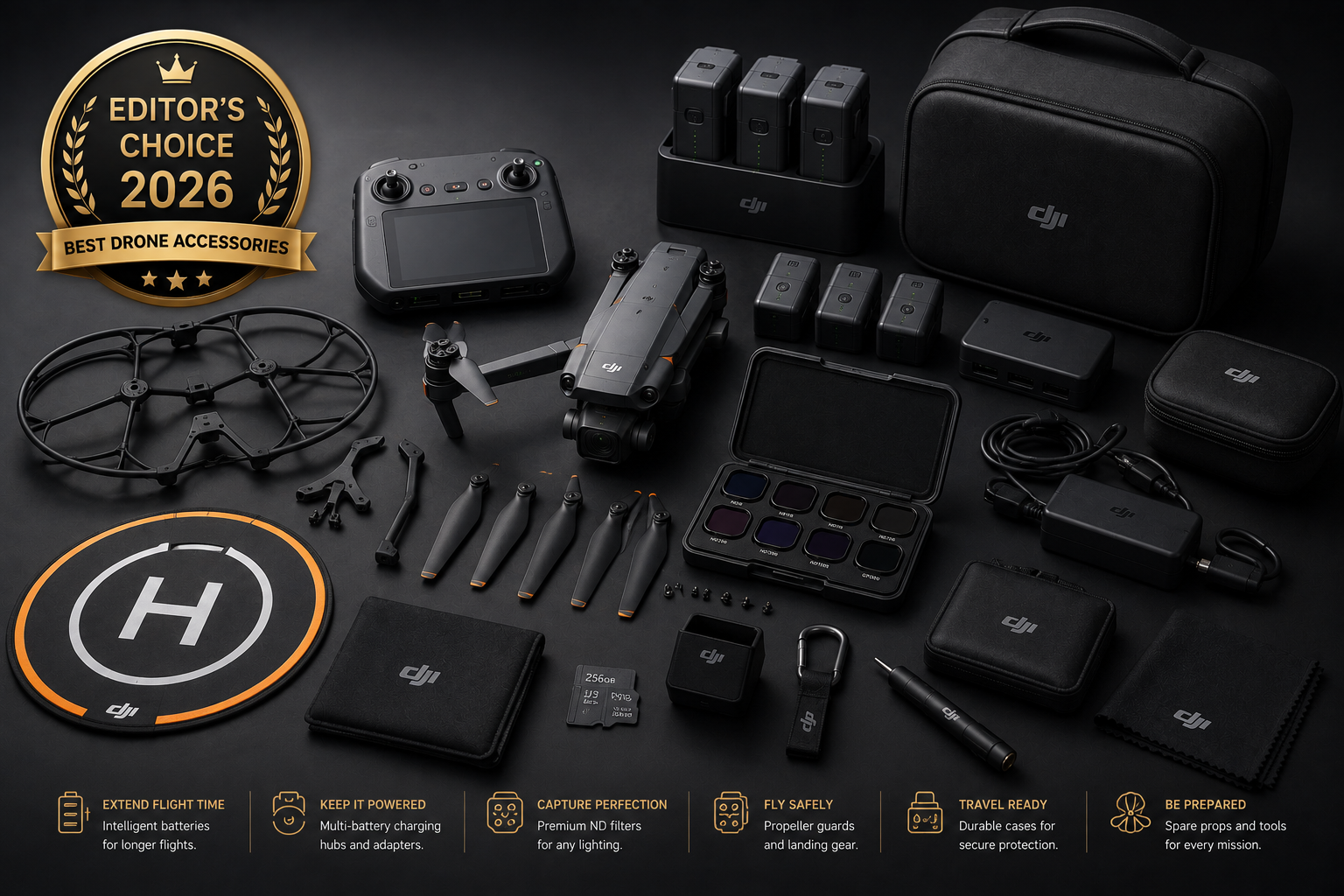 Best Drone Accessories (2026): Must-Have Drone Gear & Parts Guide