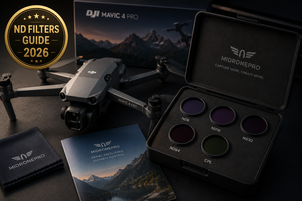 Drone ND Filters Guide (2026): Best ND Filters for Cinematic Drone Footage