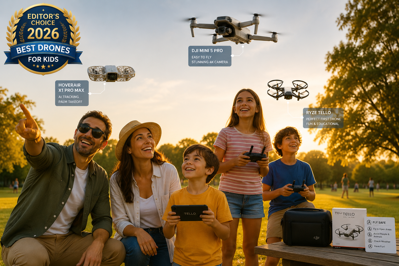 Best Drones for Kids (2026): Safe, Easy-to-Fly & Affordable Drones for Young Pilots