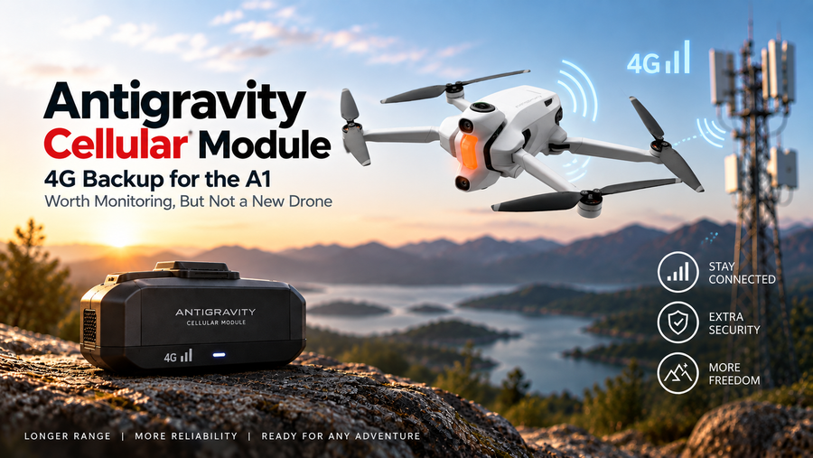 Antigravity A1 drone with Cellular Module 4G connectivity