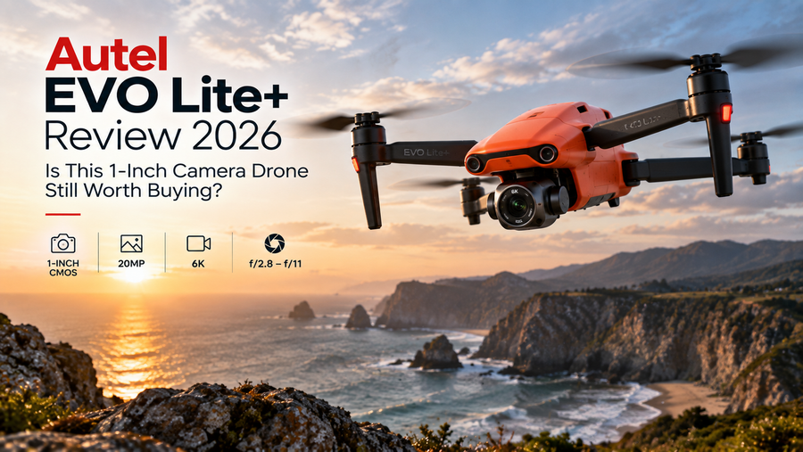 Autel EVO Lite+ 1-inch camera drone review 2026