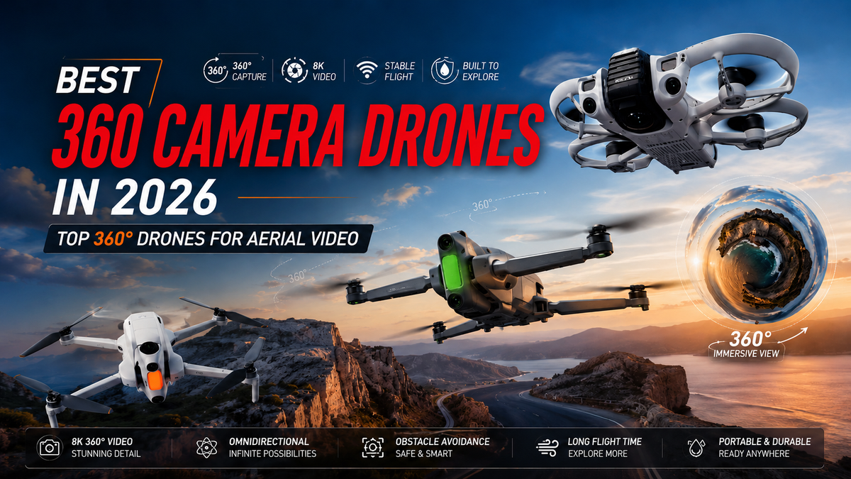 Best 360 camera drones in 2026 DJI Avata 360 and Antigravity A1