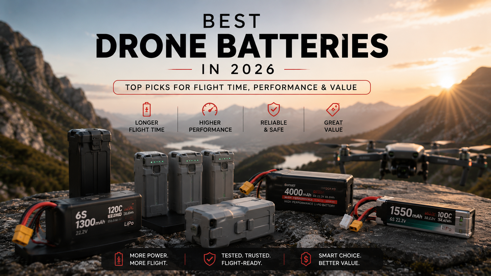 Best drone batteries in 2026