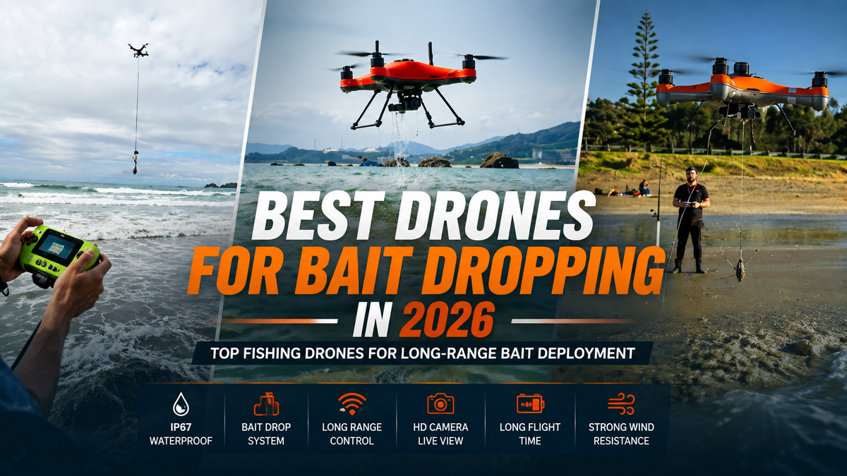 Best drones for bait dropping in 2026 over the ocean