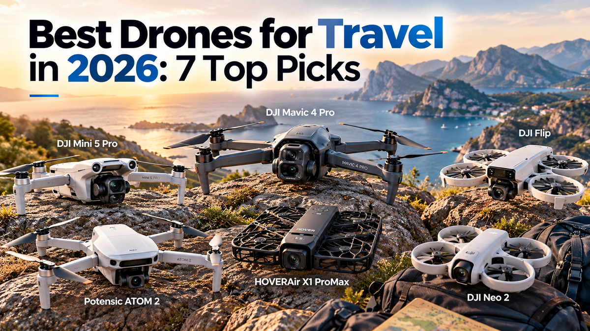 Best drones for travel in 2026
