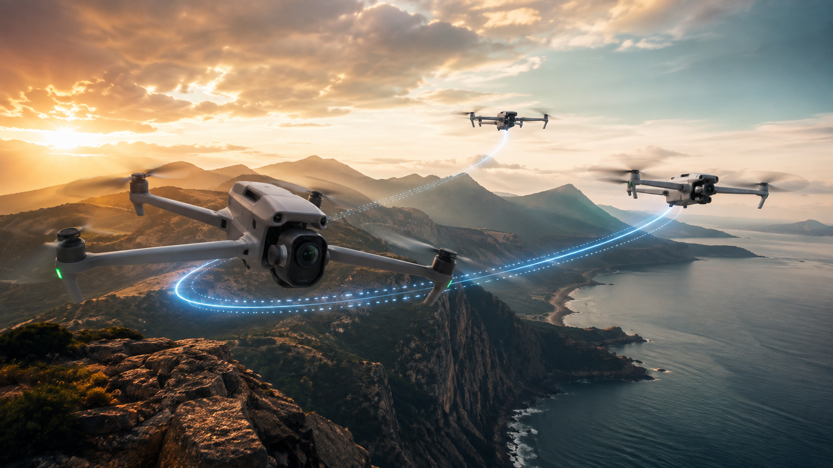 Best long range drones 2026 comparison featuring premium DJI camera drones