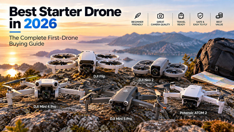Best starter drone in 2026 for beginner pilots