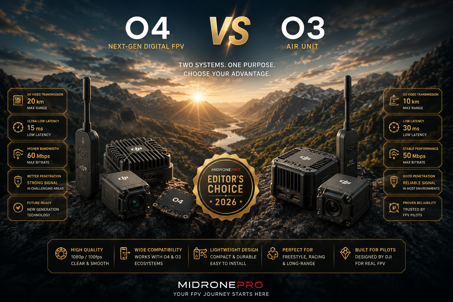 DJI O4 vs DJI O3 Air Unit: Which FPV System Is Better?