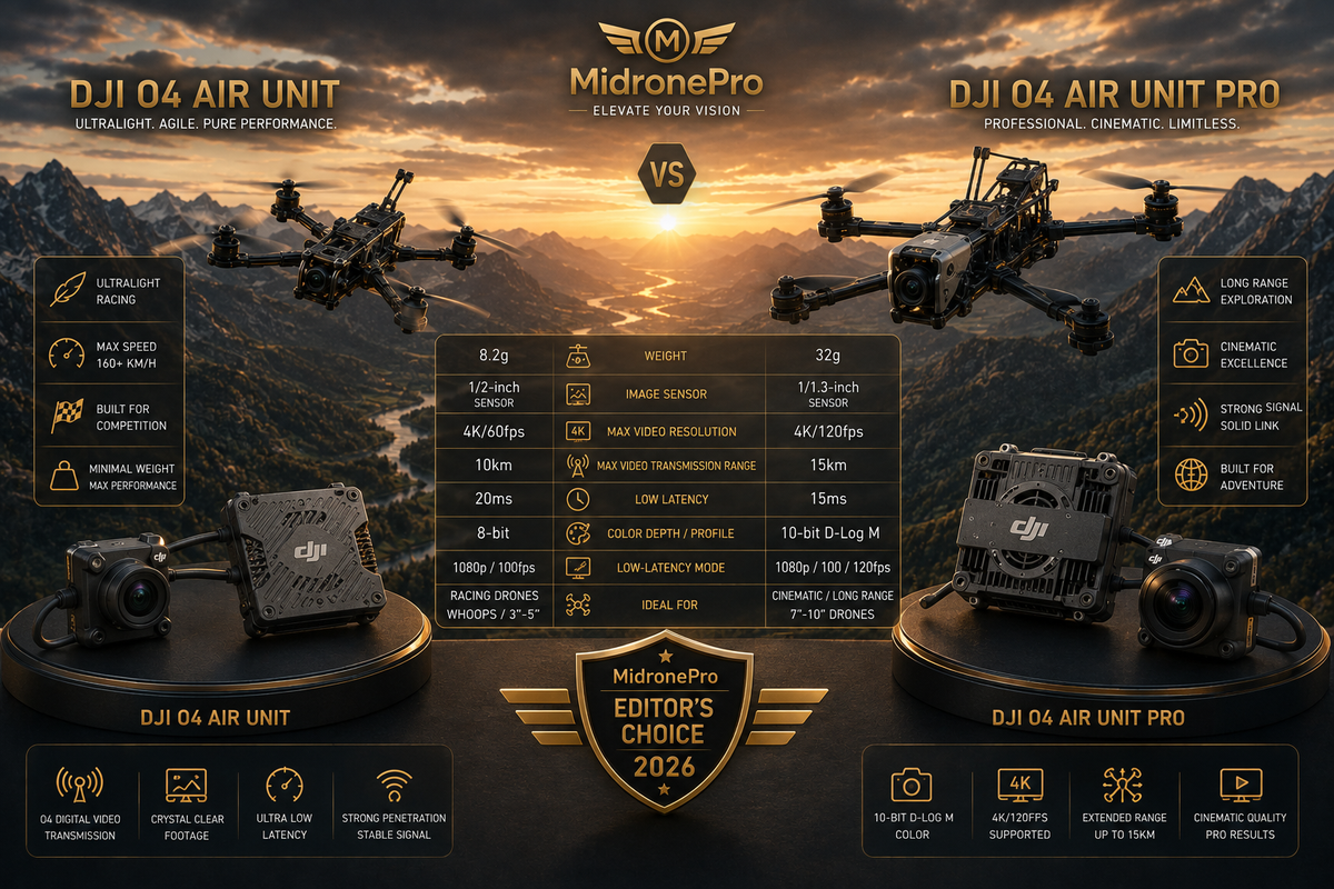 DJI O4 Air Unit versus O4 Air Unit Pro final buying recommendation for FPV drones