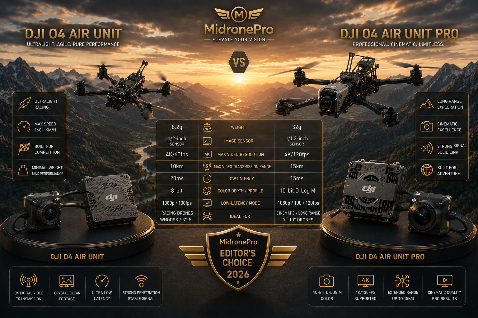 DJI O4 Air Unit versus O4 Air Unit Pro final buying recommendation for FPV drones