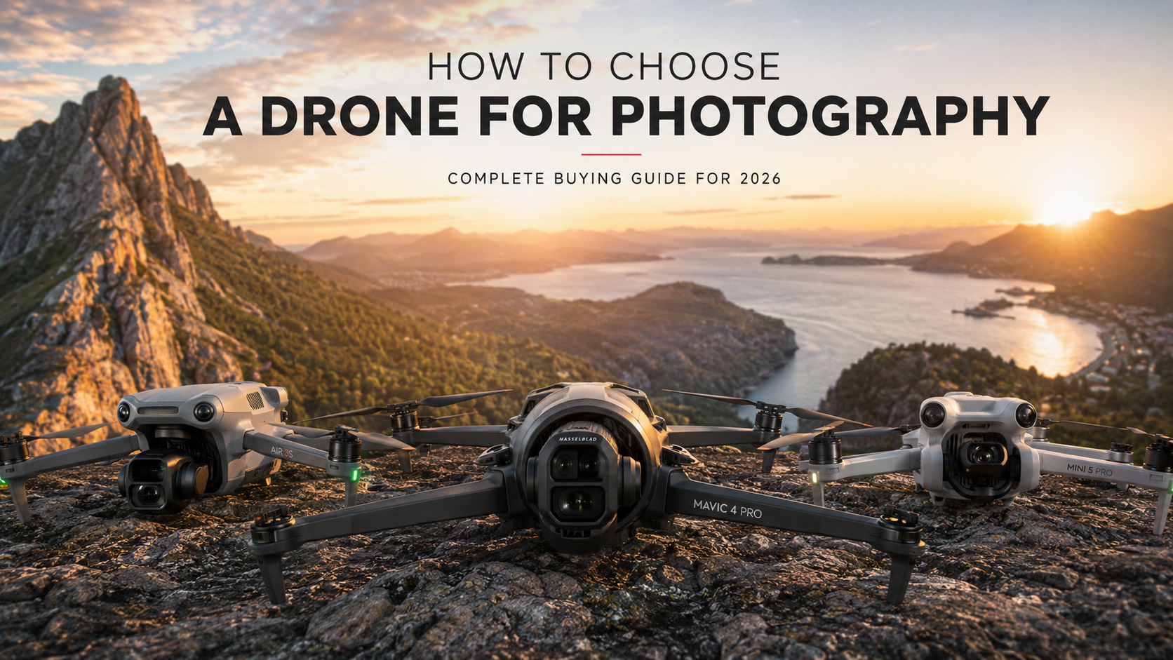 How to choose a drone for photography in 2026