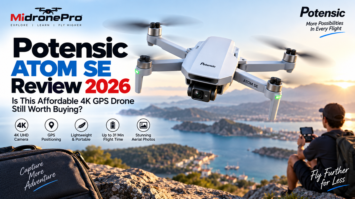 Potensic ATOM SE 4K GPS drone review 2026