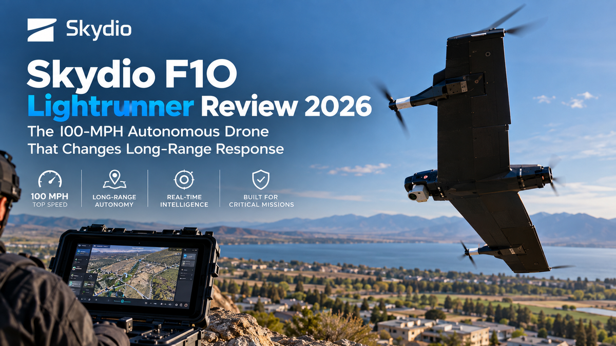Skydio F10 Lightrunner autonomous fixed-wing drone