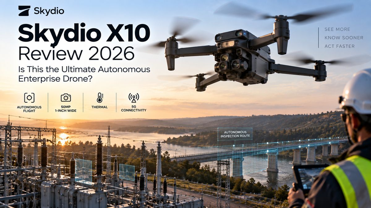 Skydio X10 autonomous enterprise drone review 2026