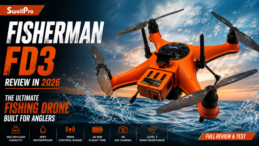 SwellPro Fisherman FD3 fishing drone review 2026