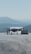 Drone Falcon X con fibra de carbono