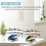 M5 Remote Control Helicopter Altitude Hold 3.5 Channel RC Helicopters with Gyro and LED Light Durable Airplane Drone Toy Gift