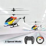 M5 Remote Control Helicopter Altitude Hold 3.5 Channel RC Helicopters with Gyro and LED Light Durable Airplane Drone Toy Gift