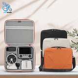 New Flip Drone Carrying Case with 5-Battery Storage – Premium Leather Travel Bag for N3 or RC2 Remote Controller
