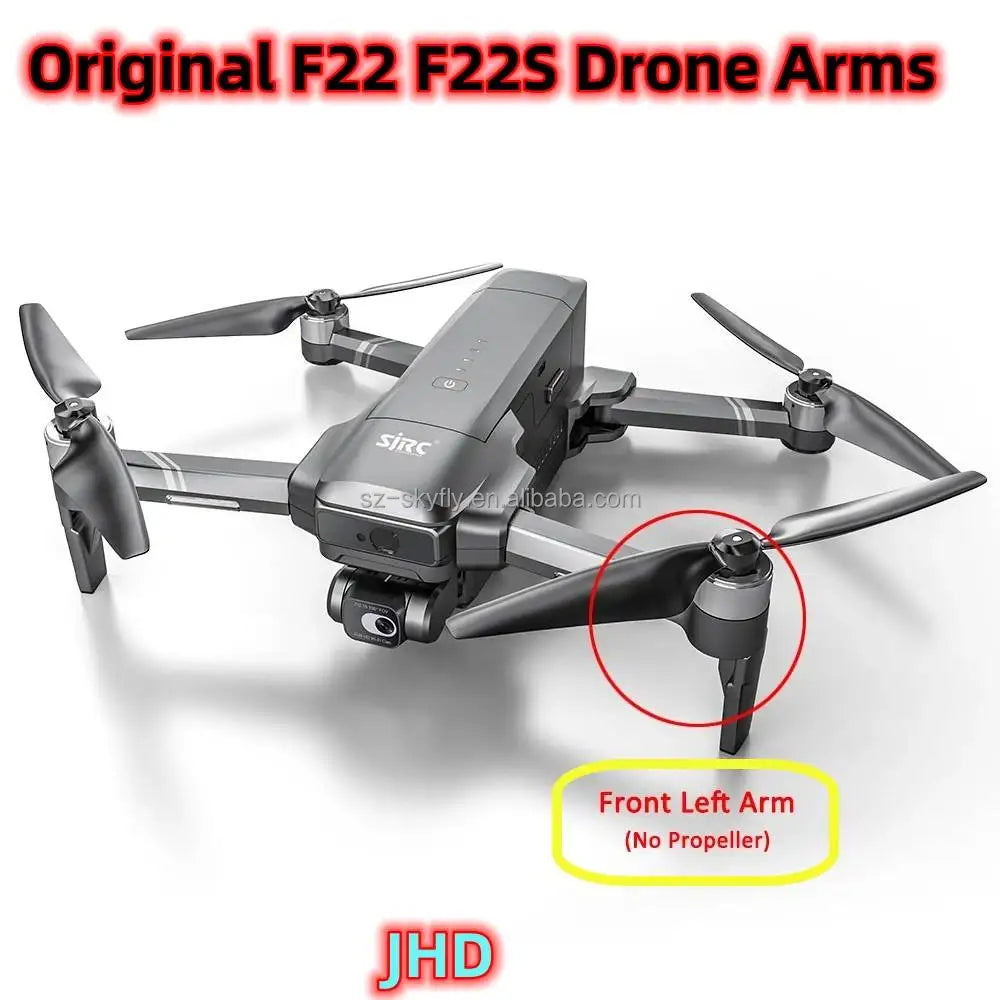 JHD Original SJRC F22 F22S RC Plane Spare Part Arms GPS RC Drone Quadcopter Arm Blades Motor Engines Drone Accessories Accessory