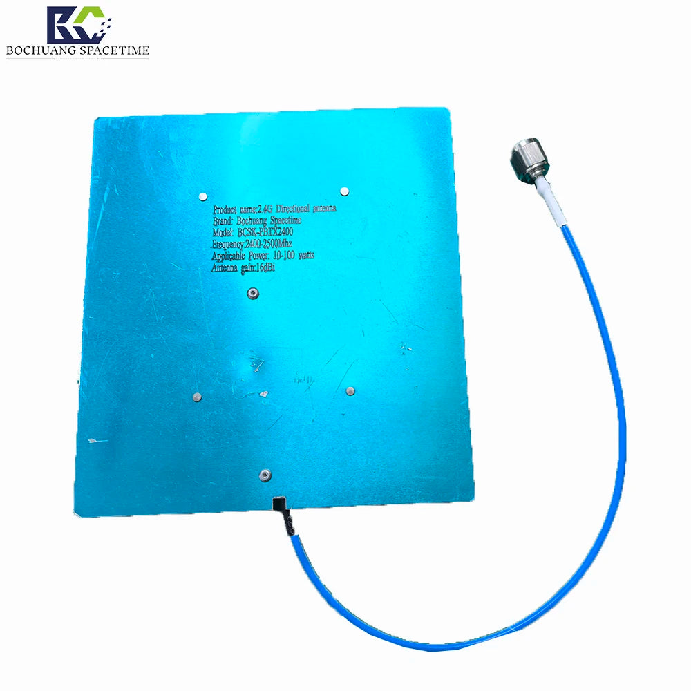 Bochuang SpaceTime PBTX2400 16dBi High-Gain Directional Monopole Antenna 2400-2500MHz with Clip-On Mount for Drone RF Signal Protection and Interference Reduction
