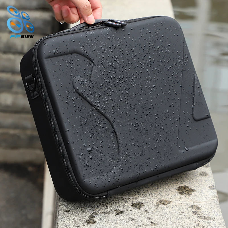 New Flip Drone Carrying Case with 5-Battery Storage – Premium Leather Travel Bag for N3 or RC2 Remote Controller