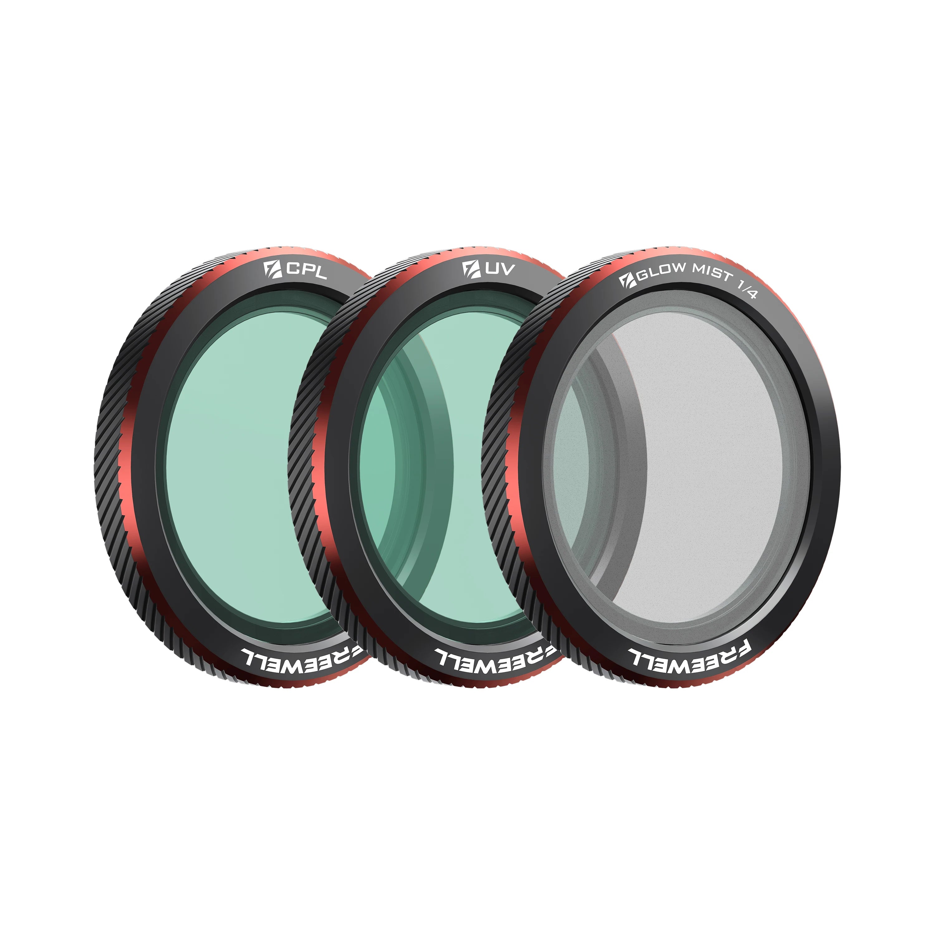 Freewell 3 Pack Magnetic Filters ND, UV, CPL, ND/PL, Glow Mist 1/4 Filter Compatibility DJI Neo 2 Camera Photography Accessories