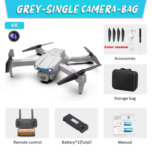 E99Pro HD Professional 4K Aerial Photography Drone Dual Camera WIFI