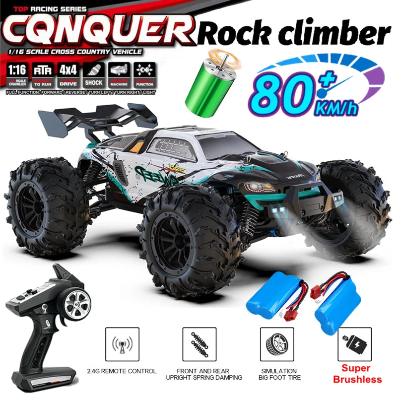 4WD Remote Control Car Off Road 4x4 RC High Speed Truck Super