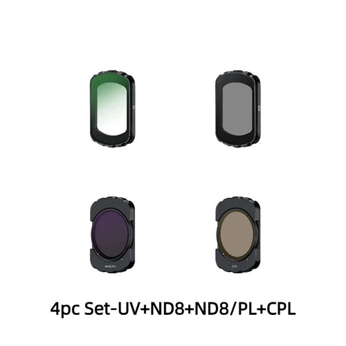 DJI OSMO POKET3 UV Magnetic Filter Kit UV CPL ND8/16/32/64 NDPL Black