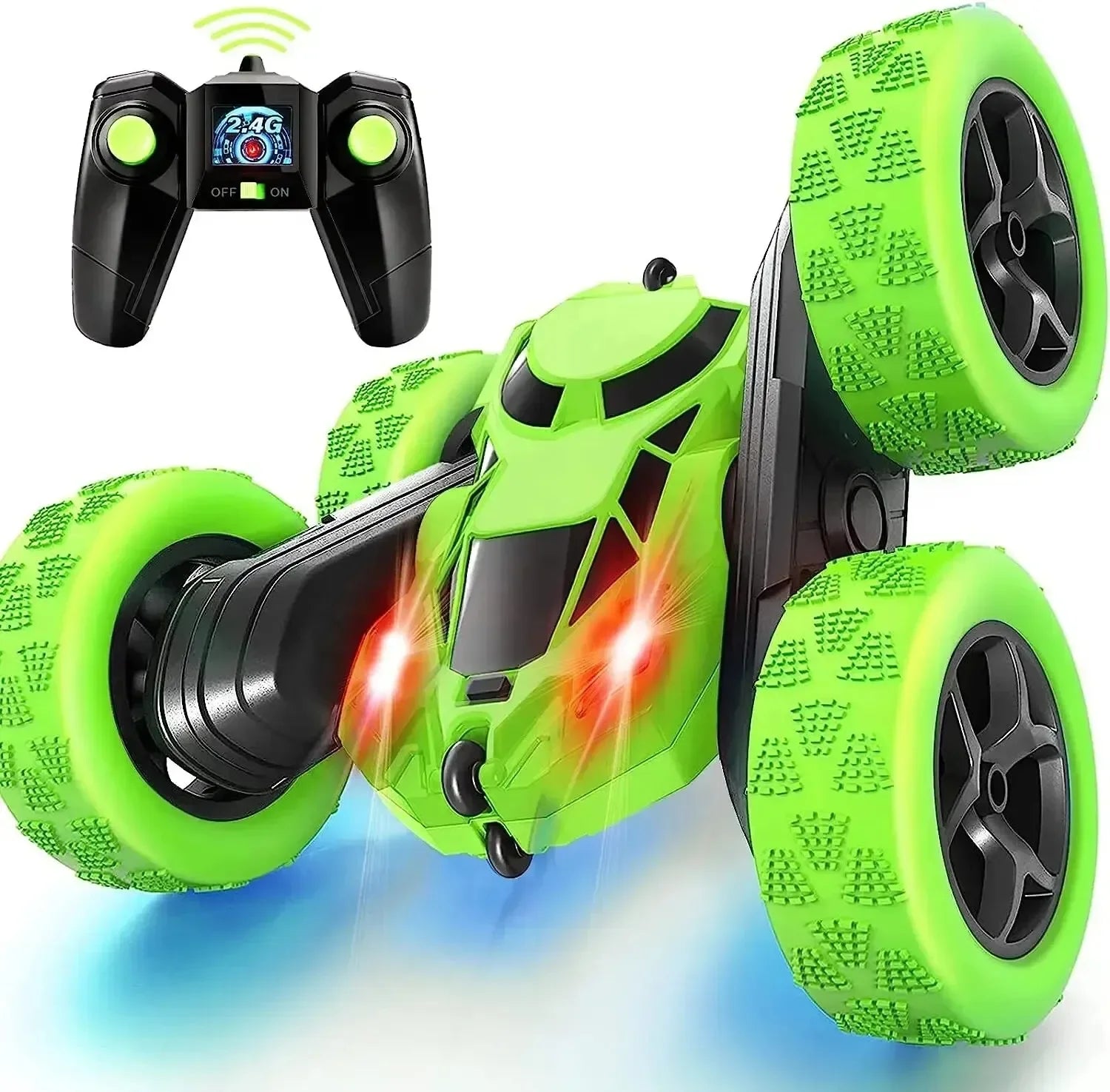 RC Stunt Car Children Double Sided Flip 2.4G Remote Control 360 Deree