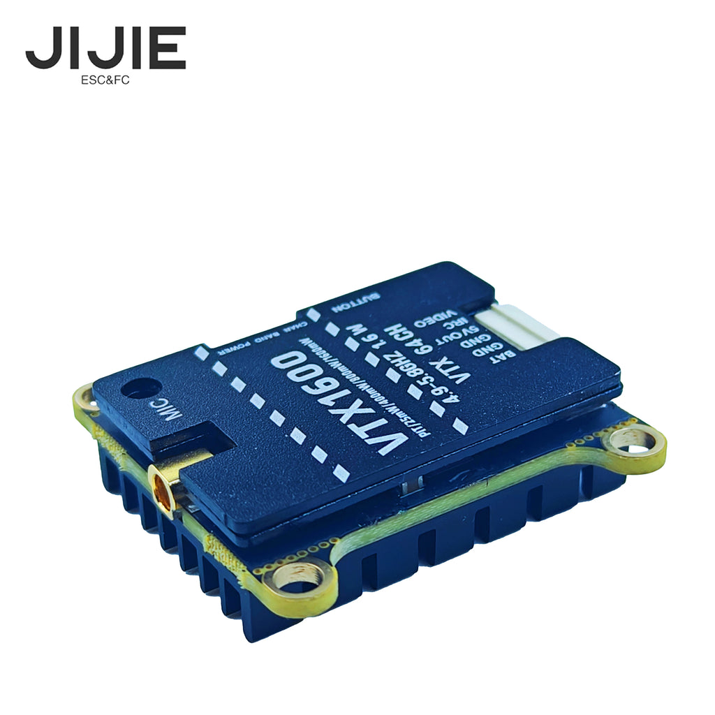 JIJIE Original New 1.6W VTX 2.5W High Power VTX 48CH Digital VTX Video Transmitter for RC FPV Long Range Fixed-wing Drones