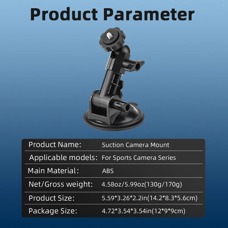 For DJI OSMO Pocket 3 4 Camera Car Mount Adapter Suction Cup Gimbal Camera Car Holder For DJI OSMO Pocket 3 Camera Accessories