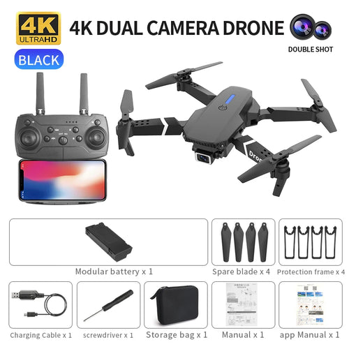 New Drone 2.4G RC Quadcopter Drone 5G FPV WiFi Easy Foldable With Mod