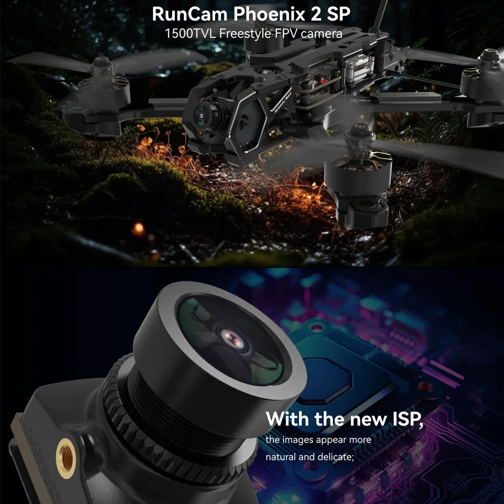 RunCam Phoenix 2 SP V3 FPV Camera 5-36V 4:3/16:9 Lightweight 7.5g