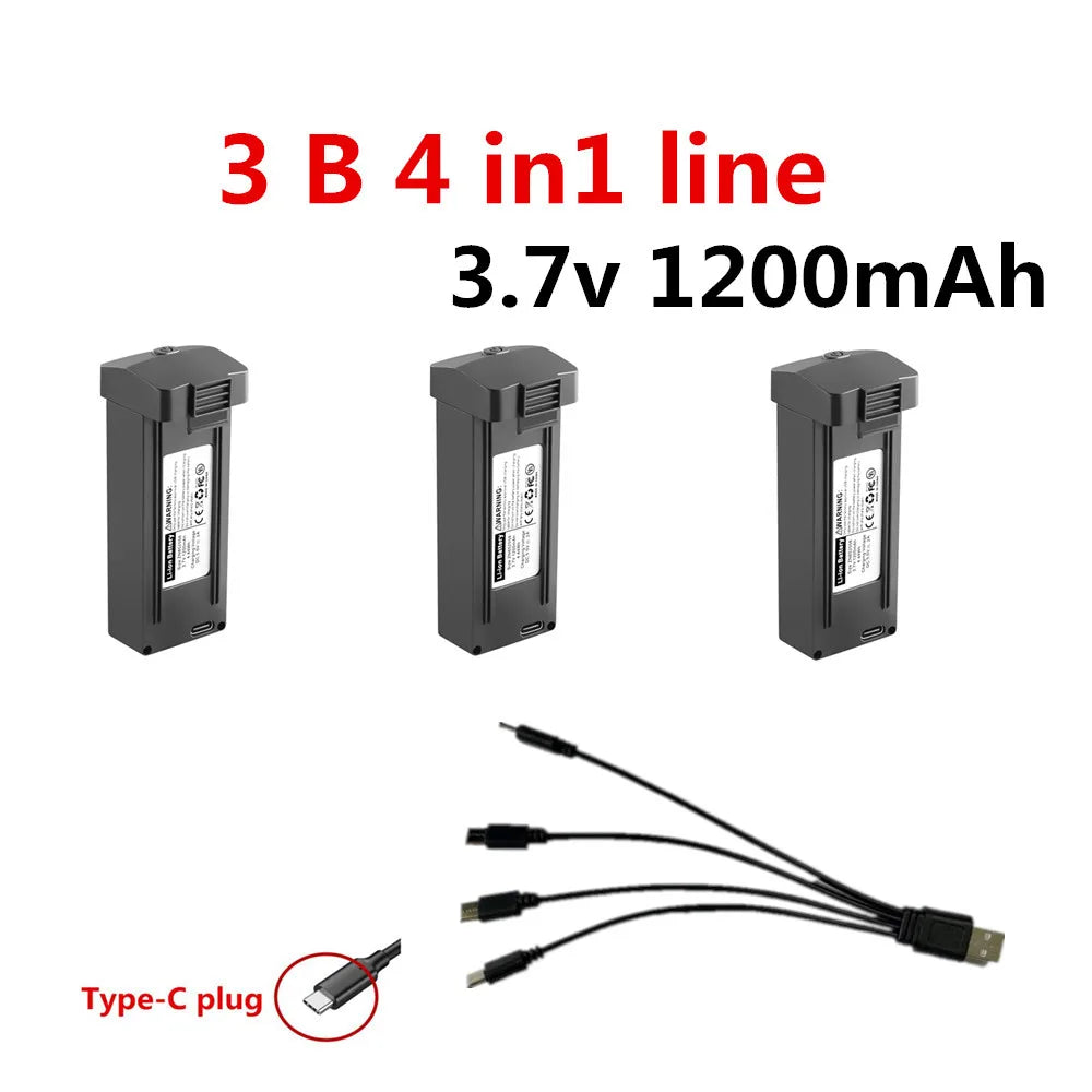 3.7V 1200mAh 2500mAh For XT606 MAX GPS Drone Battery  XT606 GPS Drone Parts Propeller Blade
