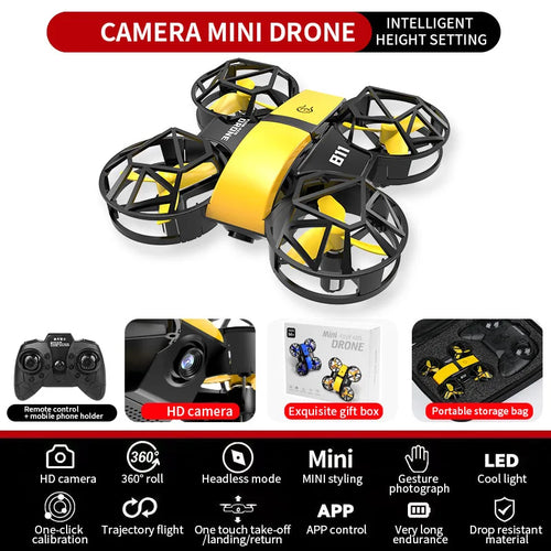 Dowellin D12 Drone Mini Remote Control Aircraft New Children's Toy HD