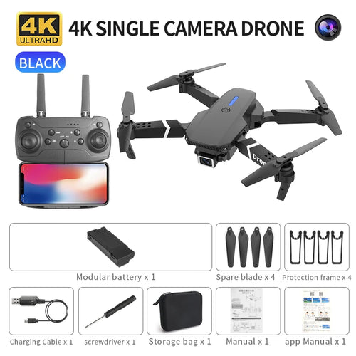 New Drone 2.4G RC Quadcopter Drone 5G FPV WiFi Easy Foldable With Mod
