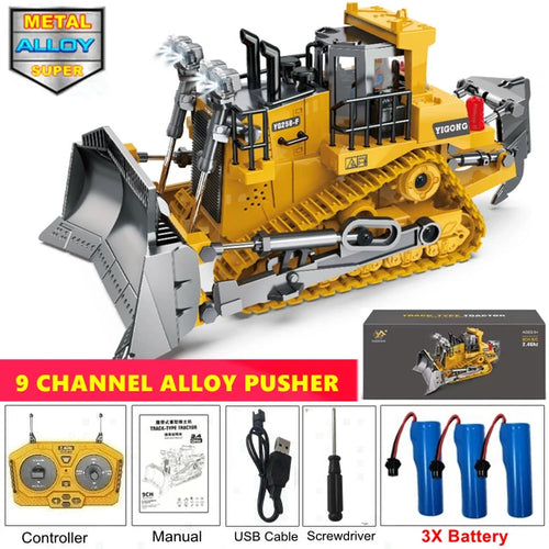 4WD Remote Control Excavator Toy Radio Controlled RC Dump Truck