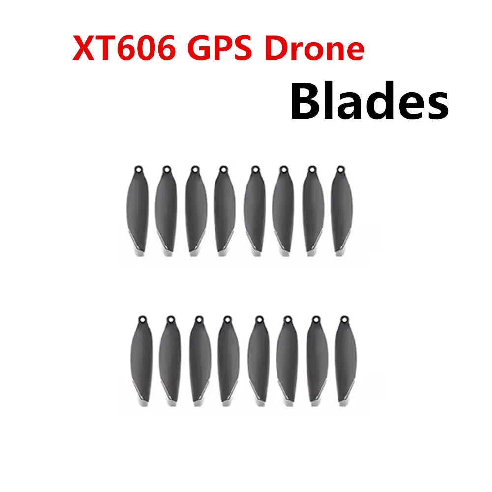 3.7V 1200mAh 2500mAh For XT606 MAX GPS Drone Battery  XT606 GPS Drone Parts Propeller Blade