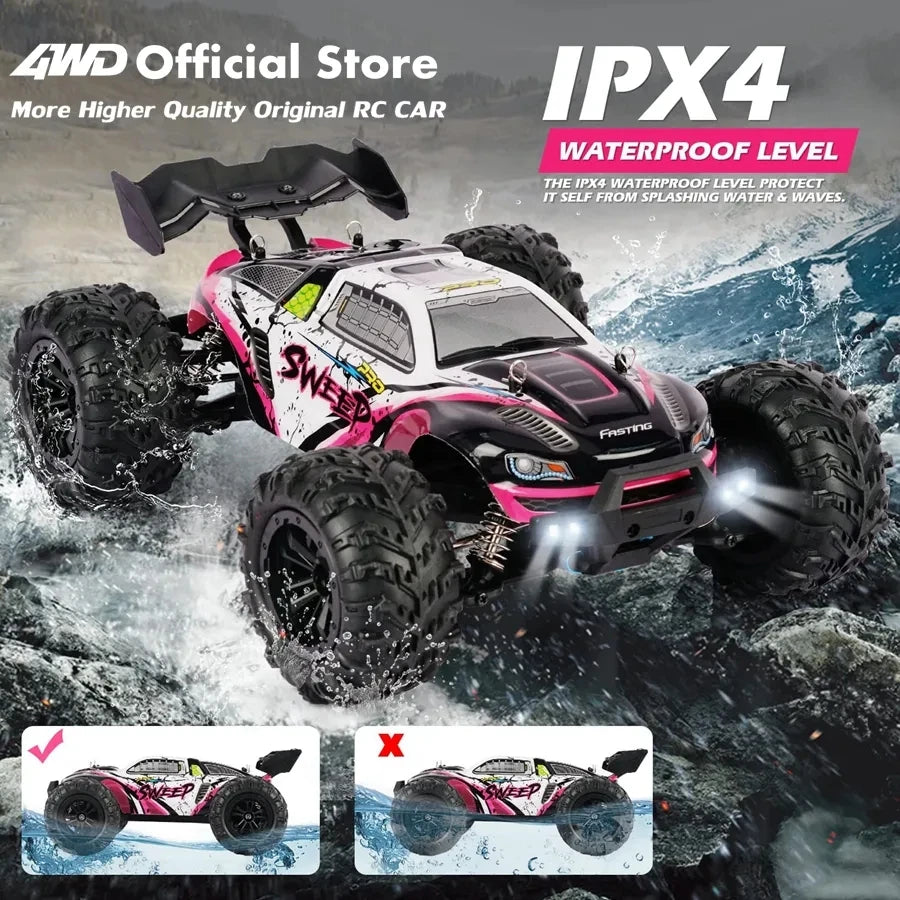 4WD Remote Control Car Off Road 4x4 RC High Speed Truck Super