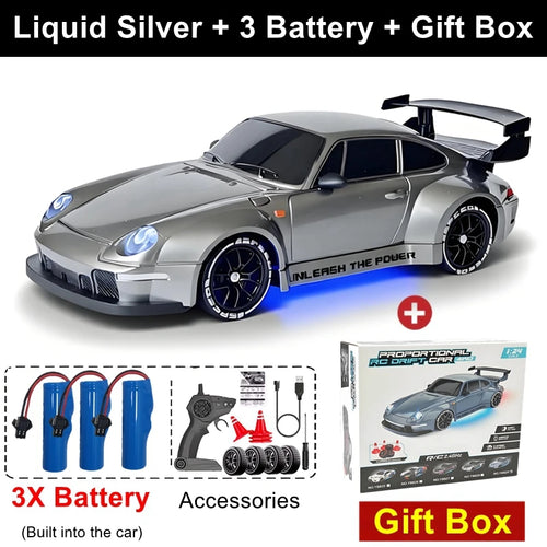4WD Remote Control Drift Car Full Size 1:24 Mini Remote Control Racing