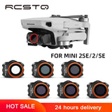 RCSTQ For DJI Mini 2/Mini 2 SE Drone Filter UV CPL ND4 ND8 ND16 ND32