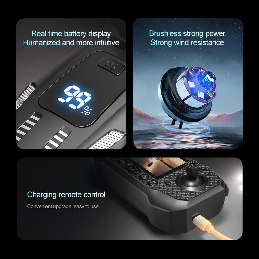Lenovo M6 Drone 4K 8K Professional HD Camera Drones 5G WIFI FPV Video 4k UAV With screen Remote control RC Quadcopter Dron gift