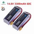 14.8v Lipo 4s Battery 3300mAh 60C 14.8V RC Battery with T/XT30/XT60/JST Plug For Airplane Drones RC Helicopter Boats Cars