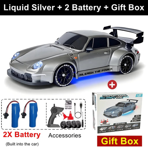 4WD Remote Control Drift Car Full Size 1:24 Mini Remote Control Racing